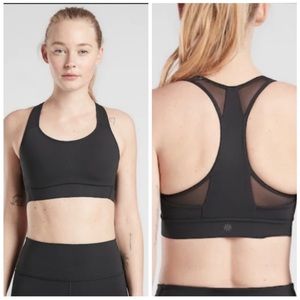 Athleta NWT Hustle Bra size 34D/DD Black *